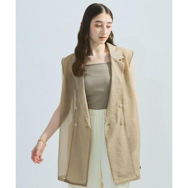 ketty / ケティ シャンブレーシアーノースリジャケット≪手洗い可能≫