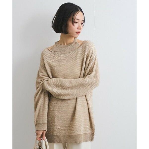 ketty / ケティ ラメワッフルレイヤードプルオーバー≪手洗い可能≫