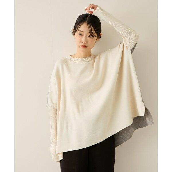 ketty / ケティ バイカラードルマンニットプルオーバー≪手洗い可能≫