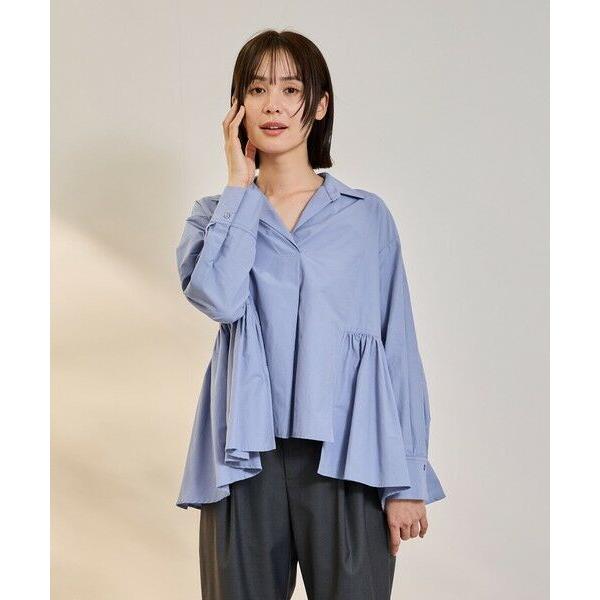 ketty / ケティ モイストブロードラッフルヘムブラウス