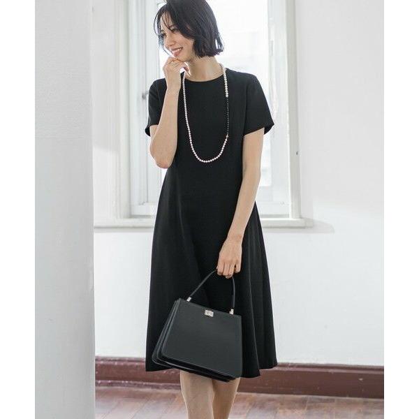 LAUTREAMONT / ロートレアモン ソアパールパネル切り替えワンピース≪洗濯機で洗える≫