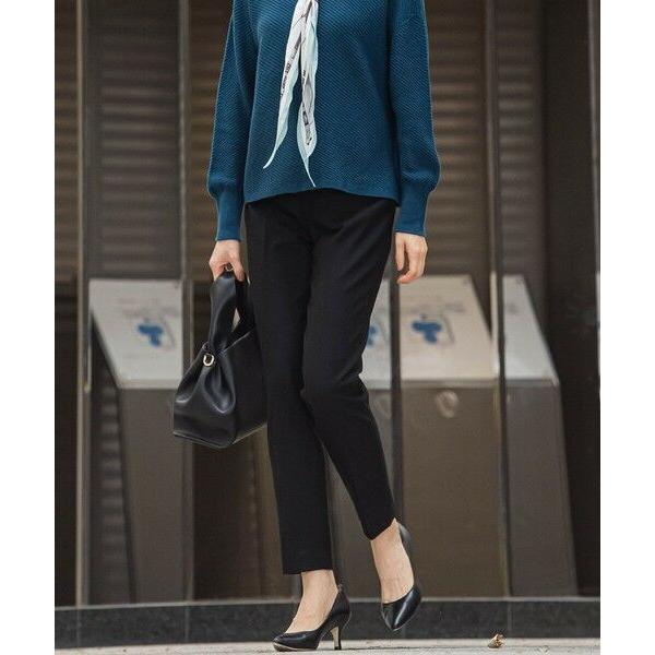 LAUTREAMONT / ロートレアモン 両面起毛ストレッチテーパードパンツ≪洗える≫