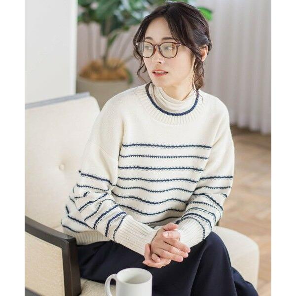 LAUTREAMONT / ロートレアモン ボーダーニットプルオーバー≪手洗い可能≫