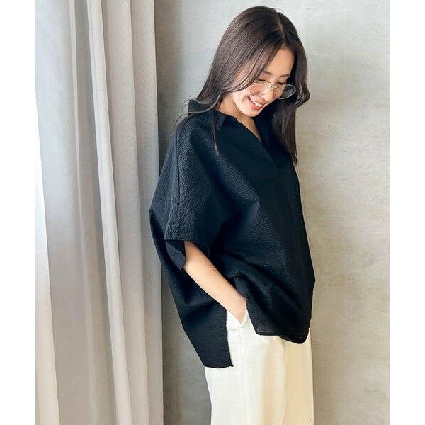 LAUTREAMONT / ロートレアモン 【WEB限定】ワンダーウェーブクロスシャツブラウス ≪手...