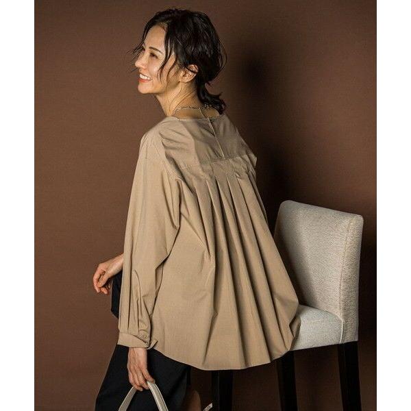 LAUTREAMONT / ロートレアモン キーネックエアリータックブラウス ≪接触冷感/洗濯機で洗...