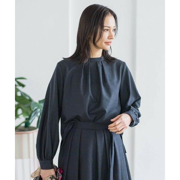 LAUTREAMONT / ロートレアモン ウールブレンドストレッチブラウス≪セットアップ対応/手洗...