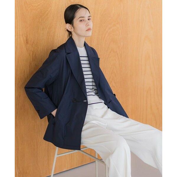 la.f... / ラ・エフ メモリータフタショート丈ライトアウター≪洗濯機で洗える≫