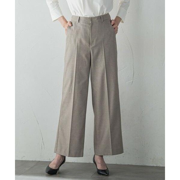 la.f... / ラ・エフ キラメキストレッチワイドパンツ≪洗濯機で洗える≫