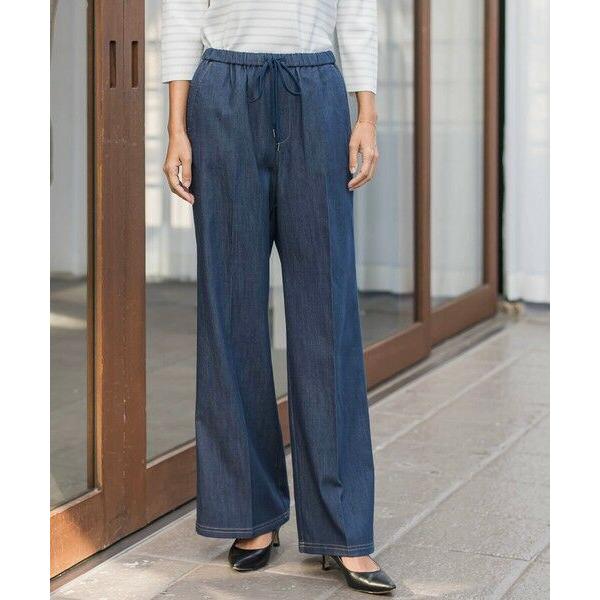 la.f... / ラ・エフ セルロースデニムワイドパンツ