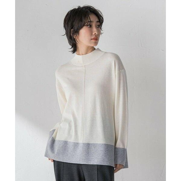 la.f... / ラ・エフ ファインウールハイネックニット