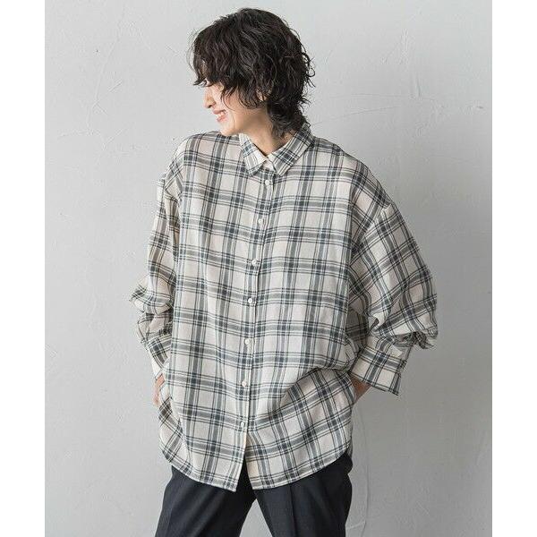 la.f... / ラ・エフ 【WEB限定】“さっと着てオシャレ”シアーチェックシャツ