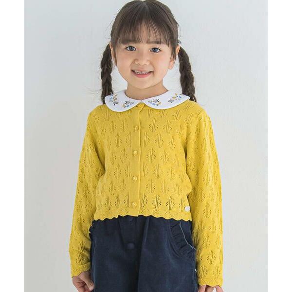 BeBe / べべ 透かし編みニットカーディガン(80~150cm)