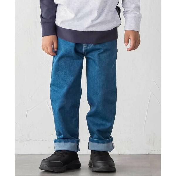 BeBe / べべ ジョグデニムジオメトリックロゴ刺しゅうロングパンツ(90~160cm)