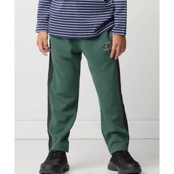 BeBe / べべ 【抗菌・防臭】ミラノリブくるま刺しゅう9分丈ロングパンツ(90~130cm)