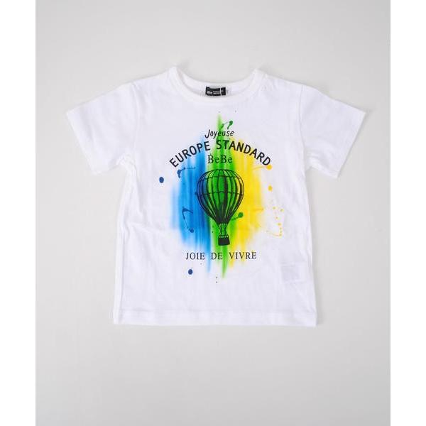 BeBe / べべ コード刺しゅうロゴ天竺半袖Tシャツ(90~160cm)