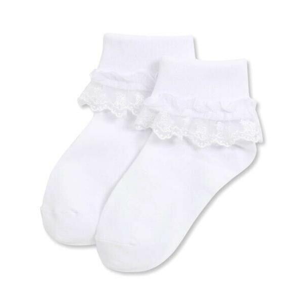 BeBe / べべ レース付き折り返しショートソックス(11~24cm)