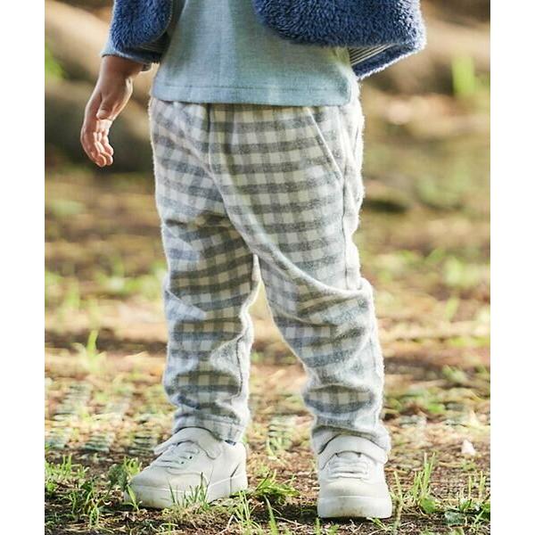 BeBe / べべ 【お揃い】ネルギンガムチェックロングパンツ(80~100cm)