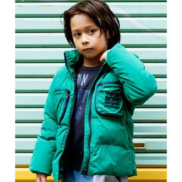 WASK / ワスク 2WAY配色ポケット中綿タフタジャケット(100~160cm)