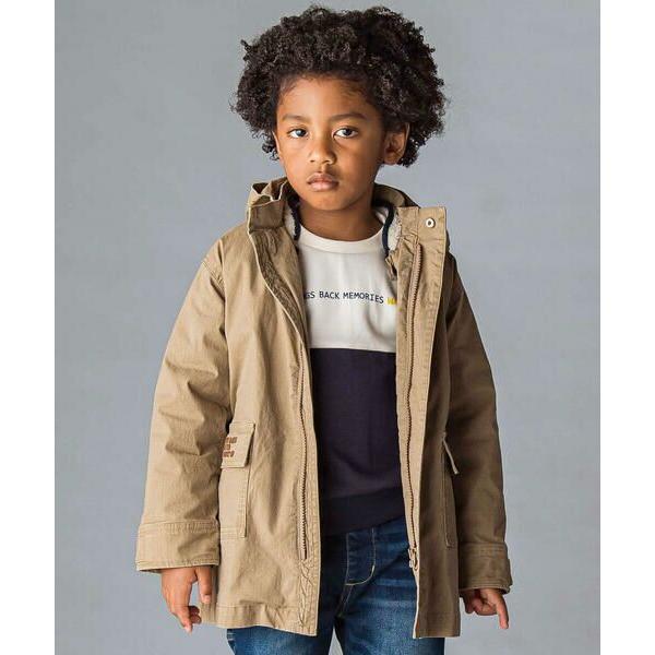 WASK / ワスク リップストップ＆ボア３WAYコート(110~160cm)