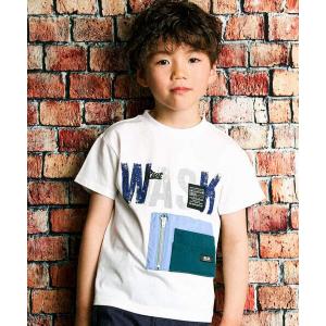 WASK / ワスク 【接触冷感】配色ポケット付きTシャツ(100~160cm)