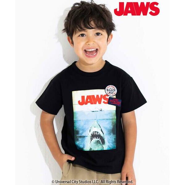 WASK / ワスク 【JAWS（ジョーズ）】 リアルプリント＆ワッペン天竺Tシャツ(100~160...