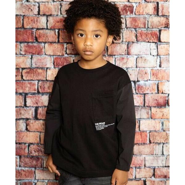 WASK / ワスク ナイロン袖ビッグTシャツ(100~160cm)