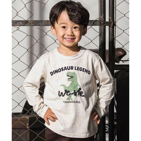 WASK / ワスク 恐竜コード刺しゅうロゴTシャツ(80~140cm)