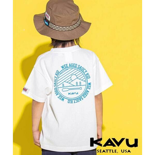 WASK / ワスク 【KAVU】バックロゴ アウトドアグラフィックTシャツ(100cm・120cm...