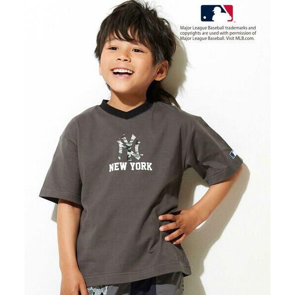 WASK / ワスク 【MLB】 モチーフ VネックTシャツ(100~160cm)