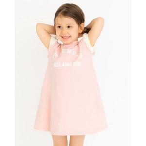 Noeil aime BeBe / ノイユ エーム べべ ギャザー 袖 ポケット 付き 天竺 ワンピース (80~130cm)｜selectsquare