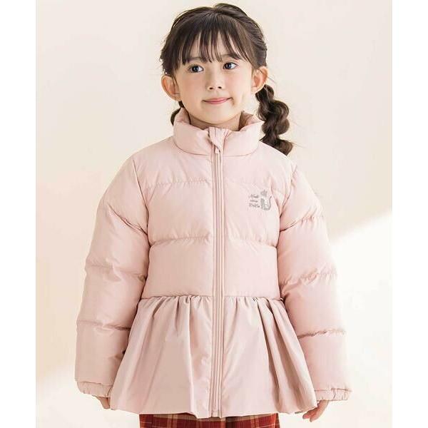 Noeil aime BeBe / ノイユ エーム べべ ペプラム付きタフタダウンコート(90~13...