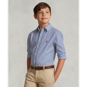 POLO RALPH LAUREN / ポロ ラルフ ローレン (ボーイズ 8才〜20才)ストライプド コットン ポプリン シャツ｜selectsquare