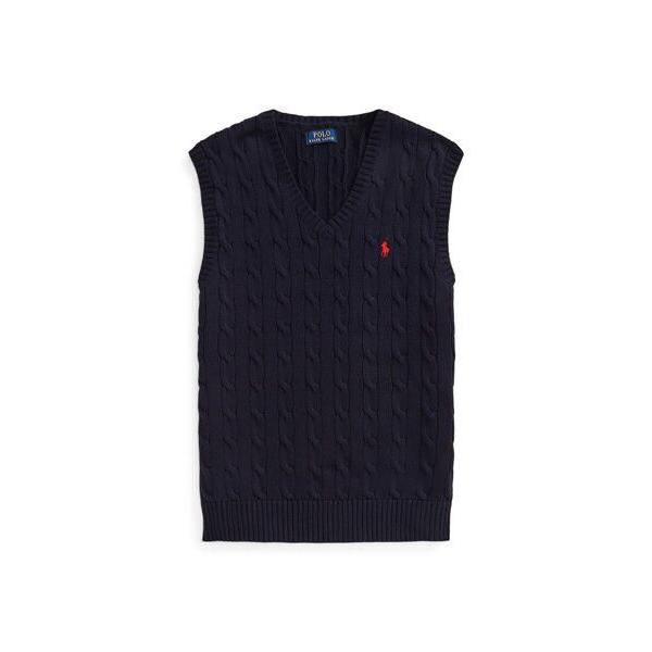 POLO RALPH LAUREN / ポロ ラルフ ローレン ケーブルニット コットン セーター ...