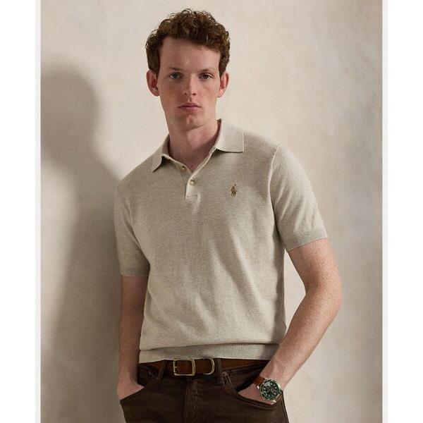 POLO RALPH LAUREN / ポロ ラルフ ローレン コットン ポロカラー セーター