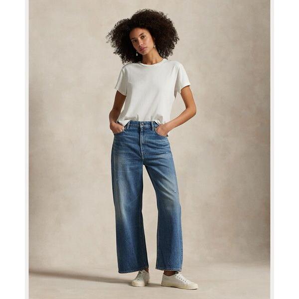 POLO RALPH LAUREN / ポロ ラルフ ローレン ハイライズ ワイドレッグ クロップ ...