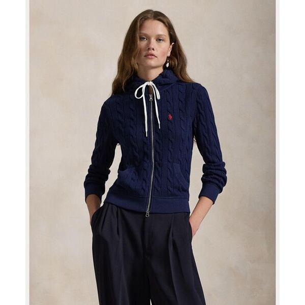 POLO RALPH LAUREN / ポロ ラルフ ローレン ケーブルニット コットン フルジップ...