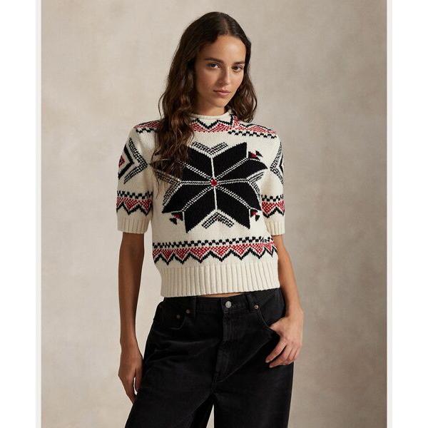 POLO RALPH LAUREN / ポロ ラルフ ローレン スノーフレーク モックネック ショー...