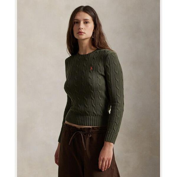 POLO RALPH LAUREN / ポロ ラルフ ローレン ケーブルニット コットン クルーネッ...