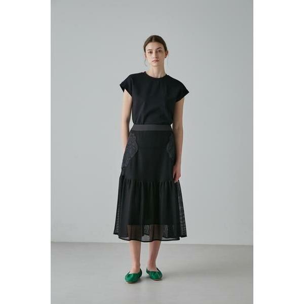ADORE / アドーア エンブロイダリーメッシュスカート