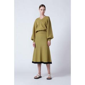 MHL.◇ノースリーブワンピース/2/コットン/KHK/595-3156502 : セカンド