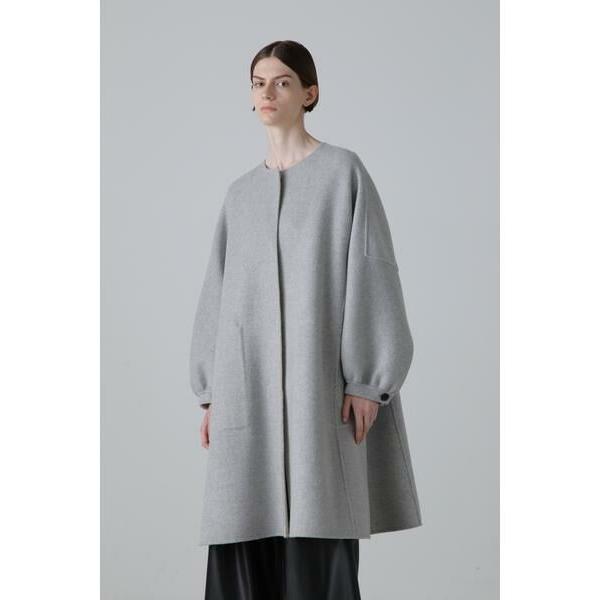 ADORE / アドーア ◆カシミヤ混２ＴＯＮＥリバーノーカラーコート