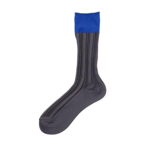 ADORE / アドーア バイカラーハイゲージリブソックス