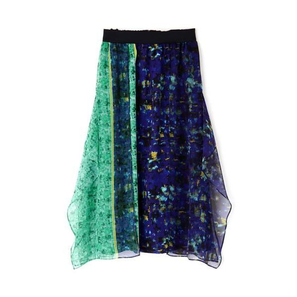 ADORE / アドーア ◆スキージーアートプリントスカート