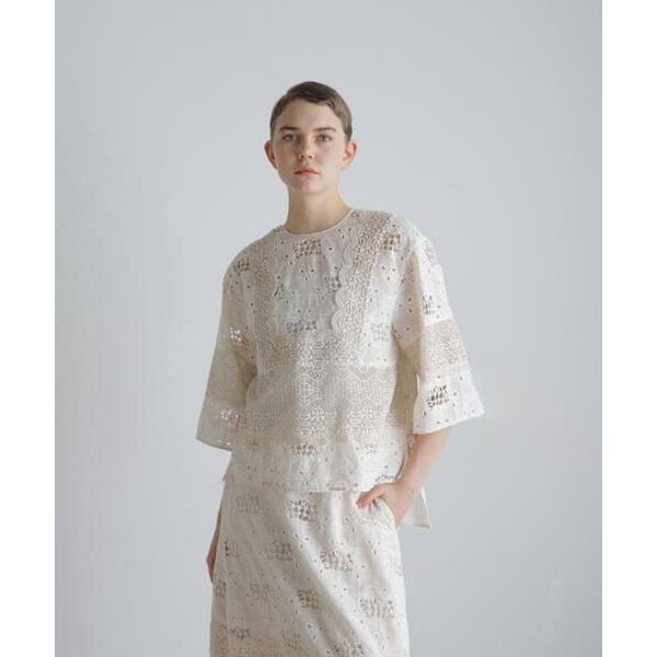 ADORE / アドーア ◆ラティスエンブロイダリーブラウス