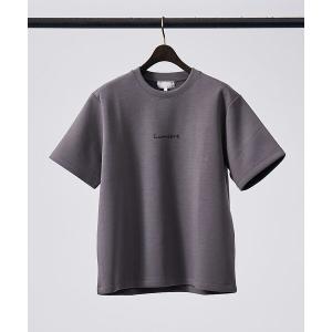 ABAHOUSE / アバハウス 【Lumiere】シルキー ダンボール ロゴ 半袖Tシャツ