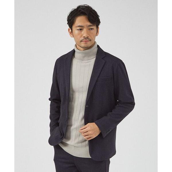 ABAHOUSE / アバハウス 【秋冬生地/セットアップ対応】ヘリンボーン柄 ニット ジャケット