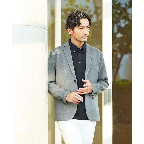 ABAHOUSE / アバハウス 【セットアップ対応】カシミヤタッチ ピーチ起毛 ストレッチ ジャケ...