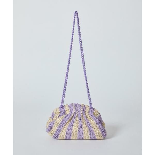 Maglie le cassetto / マーリエ ル カセット ストライプクラッチバッグ《Mari...