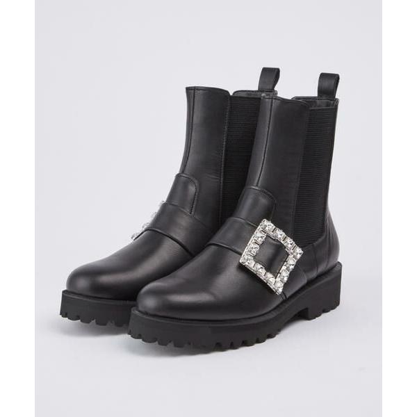 Maglie le cassetto / マーリエ ル カセット ビジューサイドゴアブーツ