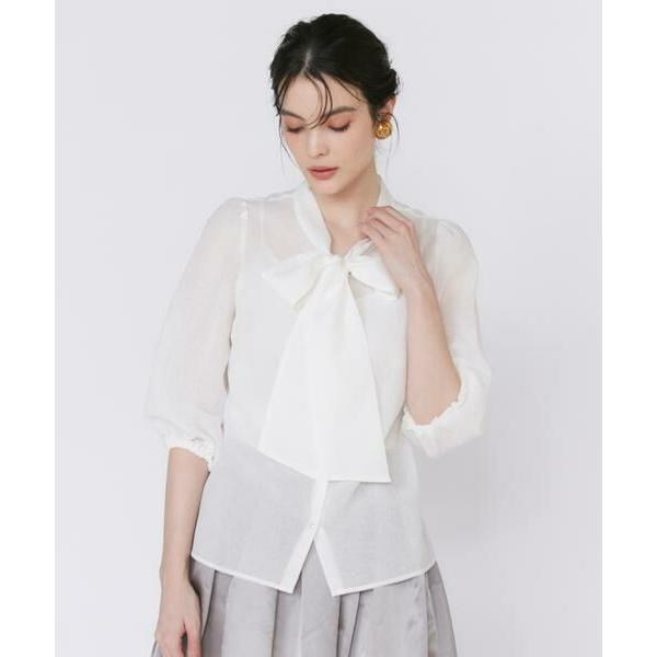 Maglie le cassetto / マーリエ ル カセット 《大きいサイズ》シアーボウタイブラ...